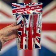 Union Jack Party Horns (6 Pack) 1 