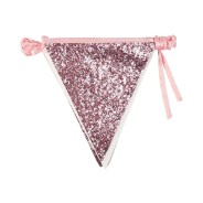 Luxe Pink Glitter Bunting - 3M 4 