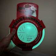 Jawz Glow Pup Disc - Tough Dog Frisbee by Hyperflite 2 