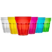 Rainbow Drinking Tumblers in Reusable Plastic x 12 2 