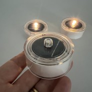 Solar T-Light Candles - 3 Pack 3 