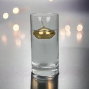 Gold Floating Candles - 6 Pack 1 