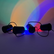Prism Coloured LED Wall Lights USB 2 