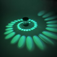 LED Spiral Wall Light 1 Freestanding