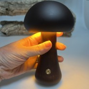 Wooden Mushroom Lamps - Rechargeable and Dimmable 3 
