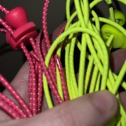 Hot Pink & Fluro Reflective Laces by Ultimate Performance 5 Reflective silver thread in lace