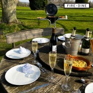 Kettle Master BBQ Charcoal Grill + Side Tables by Fire & Dine 7 