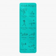 Kids Yoga Mat - Sweet Tooth 3 Basic yoga postures on back