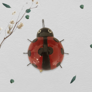 Ladybird Metal Wall Art 1 
