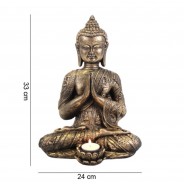 Large Buddha Tealight Holder 3 