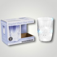 Crystal Effect Plastic Tumbler - Single Glass 1 