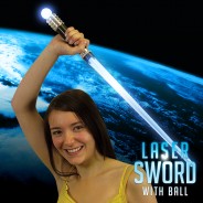 Light Up Laser Sword with Ball 2 