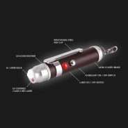 Laserlite Keyring Pocket Laser Pointer & LED Torch 2 