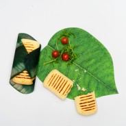 Leaf Shaped Food Wraps - Beeswax & Cotton 1 