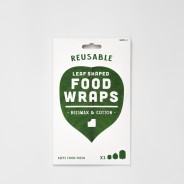 Leaf Shaped Food Wraps - Beeswax & Cotton 10 