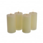LED 3D Flame Candle Cream With Remote (4 pack) 2 