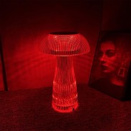 Mushroom Colour Change Crystal Lamp - USB Rechargeable  8 