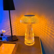 Mushroom Colour Change Crystal Lamp - USB Rechargeable  11 