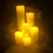 LED Dripping Wax Candle Set of 6 3 