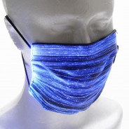 Light Up Rechargeable Face Mask 8 blue