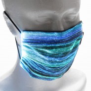 Light Up Rechargeable Face Mask 4 blue/green
