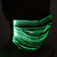 Light Up Rechargeable Face Mask 5 green