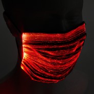 Light Up Rechargeable Face Mask 13 red