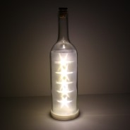 LED Glass Bottle With Stars 4 