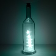 LED Glass Bottle With Stars 5 