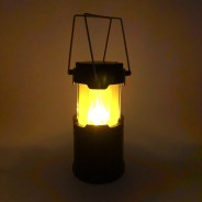LED Pop Up Camping Lantern with a  Flame Effect 4 