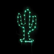 LED Silhouette Cactus Wall Light & Keyholder 3 
