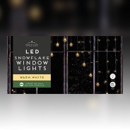 LED Snowflake Window Lights - Warm or Bright White 3 