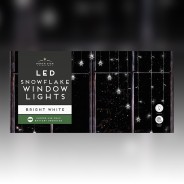 LED Snowflake Window Lights - Warm or Bright White 2 