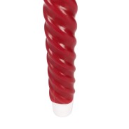 LED Twist Dinner Candle 2 Pack - Red 3 