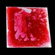 Light Up Liquid Sensory Floor Tiles 50cm 4 Red