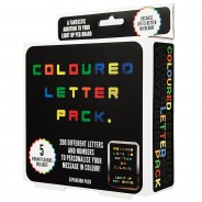 Light Up Peg Board 5 Coloured Letter Pack