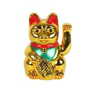 Lucky Cat - Shiny Gold 15cm 2 