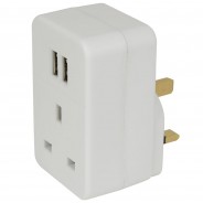 Mains Adaptor with Dual USB Ports 2 