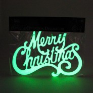 Merry Christmas Glow Sign 3 