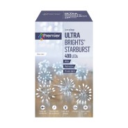 400 White LED Starburst Ultra Brights  4 