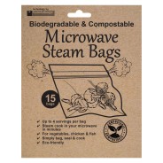 Microwave Steam Bags - Biodegradable & Compostable 2 