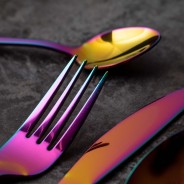 Mikasa Iridescent Stainless Steel Cutlery Set (16 Pieces) 4 