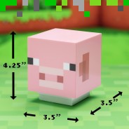 Minecraft Pig Light with Sound - Battery Operated 4 
