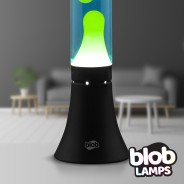 MODERN Blob Lamps Lava Lamp - Black Base - Green/Blue 4 