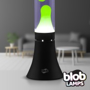 MODERN Blob Lamps Lava Lamp - Black Base - Green/Purple 4 
