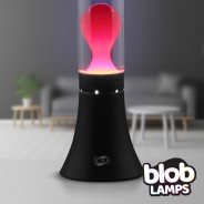 MODERN Blob Lamp - Black Lava Lamp 14.5" - Red/Purple 4 