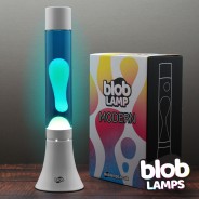 MODERN Blob Lamp  White 14.5" - White/Blue 5 