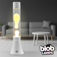 MODERN Blob Lamps Lava Lamp  - White Base - Warm White/Clear 1 