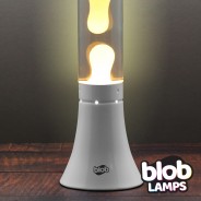MODERN Blob Lamp White 14.5" - Warm White/Clear 5 
