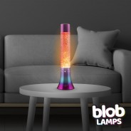 MODERN Blob Lamp  -  14.5" Rainbow Glitter Lamp 3 